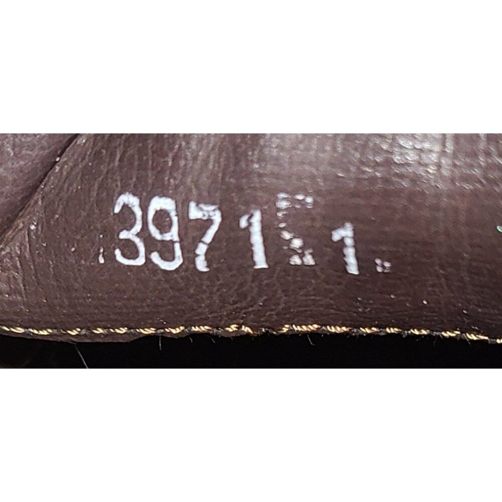Men's SKECHERS MAESTRO Shoes Sz.10 Lace-Up Italian Brown Square Bicycle Toe - Picture 11 of 11